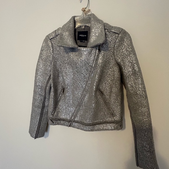 Gryphon New York silver biker jacket - Picture 2 of 16